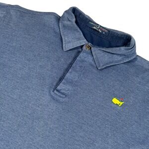 Clubhouse Collection Masters Blue Polo Shirt Mens XL Augusta Golf Made In Italy